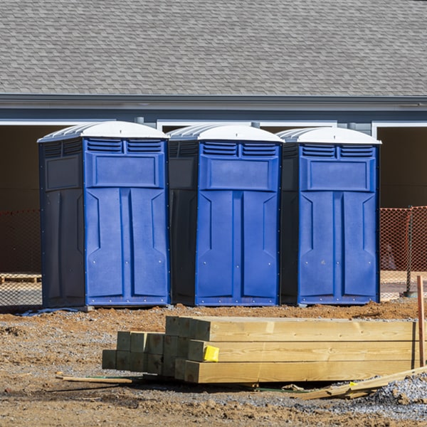 is there a specific order in which to place multiple porta potties in Independence UT